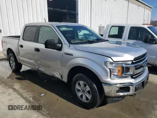 2018 Ford F-150 XL with VIN 1FTEW1EB1JFA64163, listed as a Copart auction lot 48486145 with 81,138 mi miles and Salvage Title. Bid and sale history available at carsss.com. Image 4.