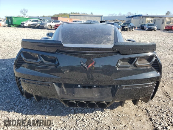 2016 Chevrolet Corvette Z06 3LZ with VIN 1G1YU2D64G5606568, listed as a Copart auction lot 86826494 with 0 mi miles and Salvage Title. Bid and sale history available at carsss.com. Image 6.