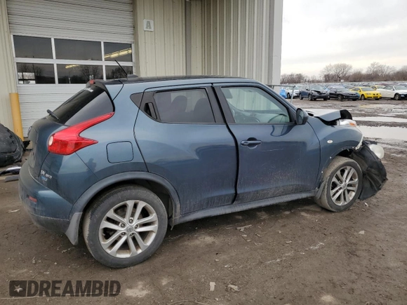 2012 Nissan Juke SV with VIN JN8AF5MV8CT127947, listed as a Copart auction lot 47010215 with 89,799 mi miles and Salvage Title. Bid and sale history available at carsss.com. Image 3.