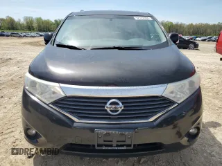 2014 Nissan Quest S with VIN JN8AE2KP1E9105066, listed as a Copart auction lot 52722365 with 140,840 mi miles and Salvage Title. Bid and sale history available at carsss.com. Image 5.