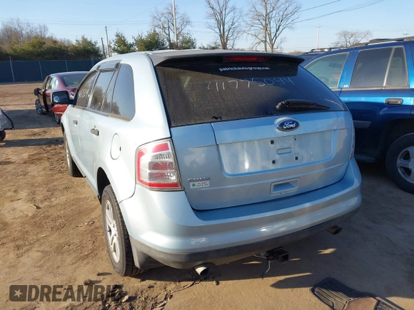 2008 Ford Edge SE with VIN 2FMDK36C38BA09909, listed as a IAAI auction lot 41775044 with 212,002 mi miles. Bid and sale history available at carsss.com. Image 3.