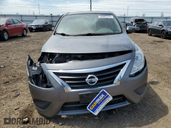 2016 Nissan Versa S with VIN 3N1CN7AP8GL872039, listed as a Copart auction lot 55897315 with Not provided miles and Salvage title. Bid and sale history available at DreamBid. Image 5.