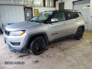 2019 Jeep Compass Latitude with VIN 3C4NJCBB9KT844403, listed as a Copart auction lot 59489665 with 57,764 mi miles and Salvage title. Bid and sale history available at DreamBid. Image 1.