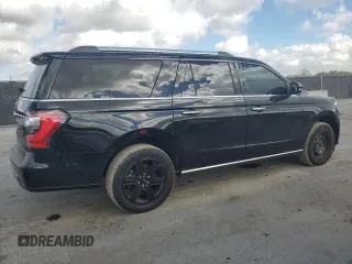 2021 Ford Expedition Max Limited with VIN 1FMJK1KT9MEA72878, listed as a Copart auction lot 44358275 with 43,082 mi miles and Salvage title. Bid and sale history available at DreamBid. Image 3.