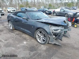2018 Chevrolet Camaro 1LT with VIN 1G1FB3DS4J0115549, listed as a IAAI auction lot 41481201 with 118,186 mi miles. Bid and sale history available at carsss.com. Image 1.