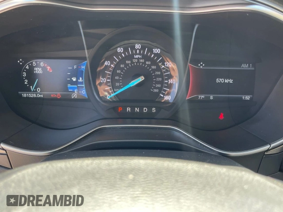 2017 Ford Fusion SE with VIN 3FA6P0HD5HR252082, listed as a Copart auction lot 53118095 with 181,528 mi miles and Clean Title. Bid and sale history available at DreamBid. Image 8.