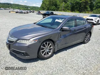 2017 Acura TLX V6 w/Advance Pkg with VIN 19UUB2F7XHA002129, listed as a Copart auction lot 54933184 with 111,963 mi miles and Salvage title. Bid and sale history available at DreamBid. Image 1.