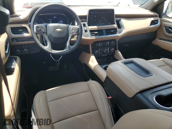 2023 Chevrolet Suburban Premier with VIN 1GNSCFKD7PR205475, listed as a Copart auction lot 60704235 with 32,208 mi miles and Clean title. Bid and sale history available at DreamBid. Image 8.