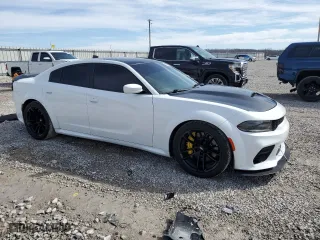 2020 Dodge Charger Scat Pack Widebody with VIN 2C3CDXGJ0LH240842, listed as a Copart auction lot 46793905 with 39,457 mi miles and Salvage Title. Bid and sale history available at carsss.com. Image 4.