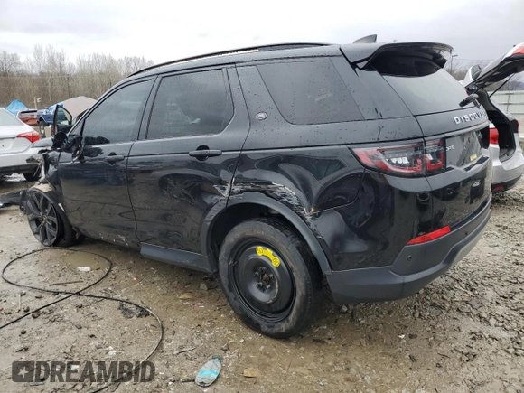 2023 Land Rover Discovery Sport SE with VIN SALCP2FX3PH920542, listed as a Copart auction lot 43056705 with 83,095 mi miles and Salvage Title. Bid and sale history available at carsss.com. Image 2.