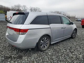 2015 Honda Odyssey Touring Elite with VIN 5FNRL5H99FB019686, listed as a Copart auction lot 53209595 with 72,046 mi miles and Clean title. Bid and sale history available at DreamBid. Image 3.