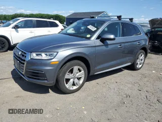 2018 Audi Q5 Premium Plus z VIN WA1BNAFY4J2068976, wystawiony jako Copart lot #59005005 z przebiegiem 121 247 mil mil oraz Szkoda całkowita • Salvage title. Historia ofert i sprzedaży dostępna na DreamBid. Obrazek 1.