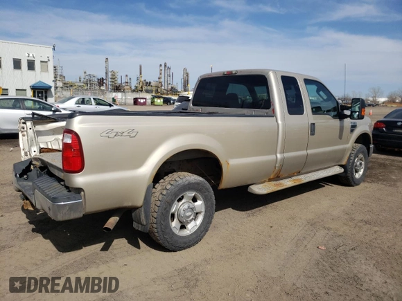 2010 Ford F-250 XL with VIN 1FTSX2B57AEA94424, listed as a Copart auction lot 52592675 with 243,149 mi miles and Salvage title. Bid and sale history available at DreamBid. Image 3.