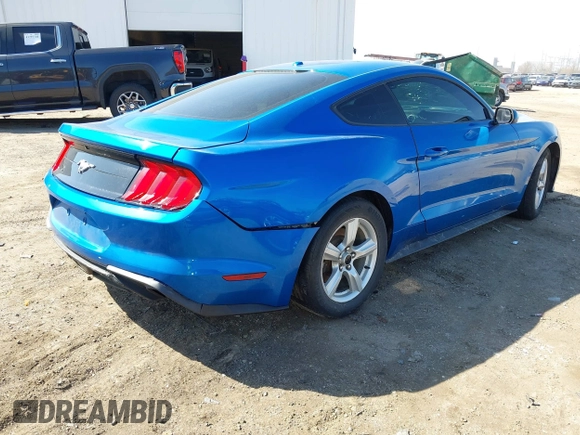 2019 Ford Mustang EcoBoost with VIN 1FA6P8TH8K5185206, listed as a IAAI auction lot 41749783 with 63,566 mi miles and . Bid and sale history available at carsss.com. Image 4.