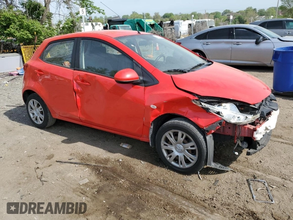 2011 Mazda 2 Sport with VIN JM1DE1HZ5B0128359, listed as a Copart auction lot 54351195 with 117,281 mi miles and Salvage Title. Bid and sale history available at carsss.com. Image 4.