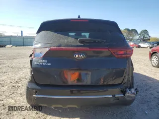 2020 Kia Sportage LX with VIN KNDPM3AC1L7736860, listed as a Copart auction lot 50317285 with 114,281 mi miles and Salvage Title. Bid and sale history available at carsss.com. Image 6.