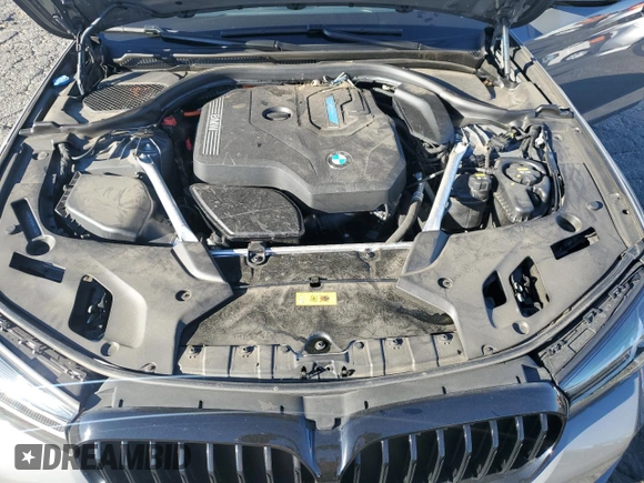 2022 BMW 5 Series 530e with VIN WBA13AG08NCL01996, listed as a Copart auction lot 89193865 with 21,314 mi miles and Salvage title. Bid and sale history available at DreamBid. Image 12.