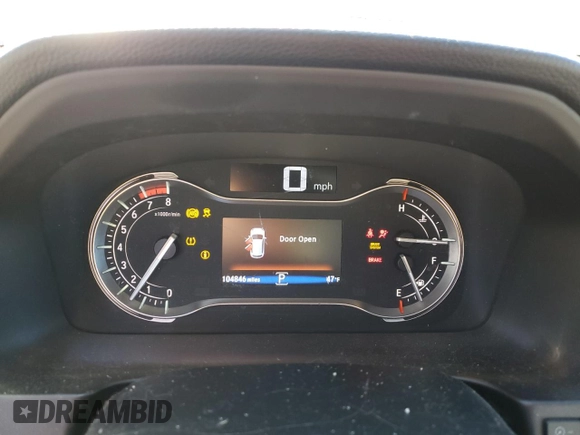 2016 Honda Pilot EX-L with VIN 5FNYF6H76GB101173, listed as a Copart auction lot 44966585 with 104,846 mi miles and Salvage Title. Bid and sale history available at carsss.com. Image 9.