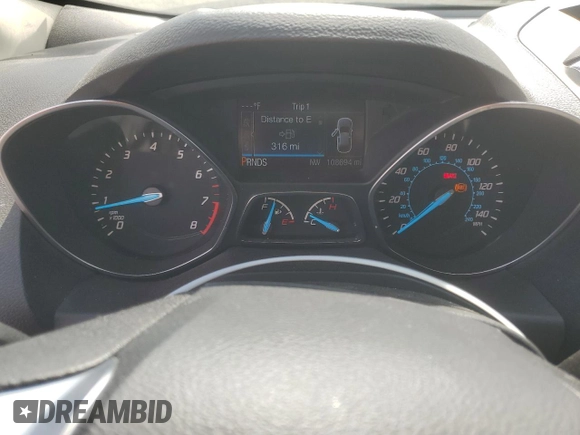 2016 Ford Escape SE with VIN 1FMCU9GXXGUA02023, listed as a Copart auction lot 52118865 with 108,694 mi miles and Salvage Title. Bid and sale history available at carsss.com. Image 9.