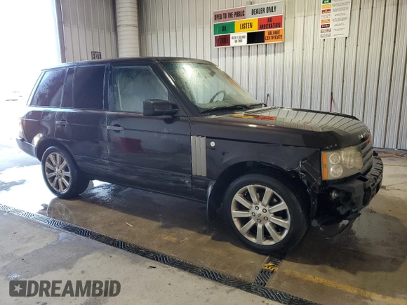 2009 Land Rover Range Rover HSE z VIN SALMF15489A305988, wystawiony jako Copart lot #58911105 z przebiegiem 238 734 mil mil oraz Szkoda całkowita • Salvage title. Historia ofert i sprzedaży dostępna na DreamBid. Obrazek 4.