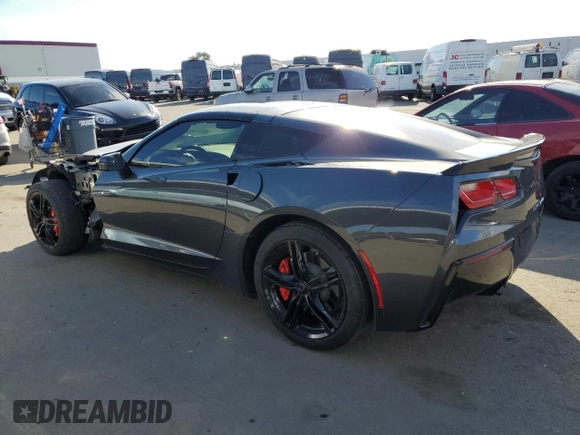 2017 Chevrolet Corvette 3LT with VIN 1G1YF2D75H5118511, listed as a Copart auction lot 43003065 with 22,883 mi miles and Salvage Title. Bid and sale history available at carsss.com. Image 2.