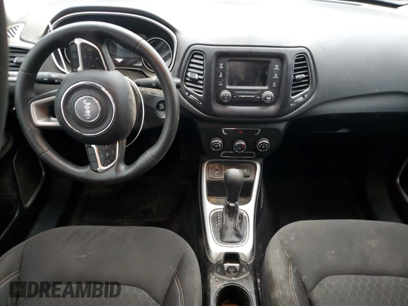 2018 Jeep Compass Sport with VIN 3C4NJCABXJT204510, listed as a Copart auction lot 44560695 with 100,927 mi miles and Salvage Title. Bid and sale history available at carsss.com. Image 8.