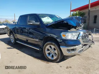 2019 Ram 1500 Big Horn z VIN 1C6RREFT4KN769061, wystawiony jako IAAI lot #41356744 z przebiegiem Nie podano mil oraz . Historia ofert i sprzedaży dostępna na DreamBid. Obrazek 1.