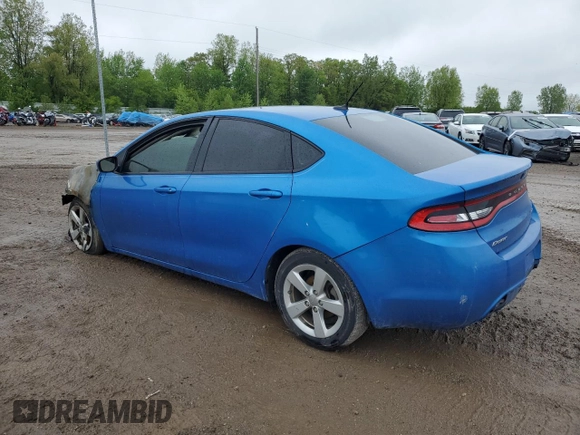 2016 Dodge Dart SXT z VIN 1C3CDFBB1GD741459, wystawiony jako Copart lot #57442315 z przebiegiem Nie podano mil oraz Czysty tytuł • Clean title. Historia ofert i sprzedaży dostępna na DreamBid. Obrazek 2.