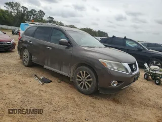 2015 Nissan Pathfinder Platinum with VIN 5N1AR2MN7FC713850, listed as a Copart auction lot 50427035 with 212,777 mi miles and Clean Title. Bid and sale history available at DreamBid. Image 4.