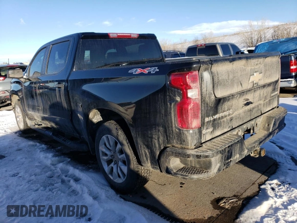 2023 Chevrolet Silverado 1500 Custom with VIN 3GCPDBEK4PG147047, listed as a Copart auction lot 89360665 with 73,611 mi miles and Salvage Title. Bid and sale history available at DreamBid. Image 2.