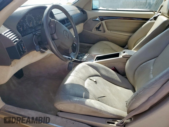 1996 Mercedes-Benz SL-Class with VIN WDBFA67F3TF128706, listed as a Copart auction lot 50170685 with 112,240 mi miles and Salvage Title. Bid and sale history available at carsss.com. Image 7.