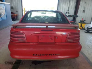 1995 Ford Mustang with VIN 1FALP4041SF254079, listed as a Copart auction lot 82995564 with 164,668 mi miles and Non Repairable. Bid and sale history available at carsss.com. Image 6.
