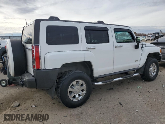 2009 Hummer H3 SUV Luxury with VIN 5GTEN13E298106011, listed as a Copart auction lot 77596674 with 143,356 mi miles and Salvage Title. Bid and sale history available at carsss.com. Image 3.