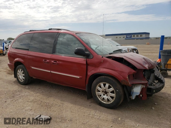 2006 Chrysler Town & Country LWB Touring with VIN 2A4GP54L56R858102, listed as a Copart auction lot 70631854 with 145,562 mi miles and Salvage Title. Bid and sale history available at carsss.com. Image 4.