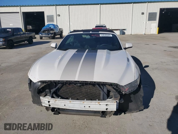 2017 Ford Mustang V6 with VIN 1FATP8EM2H5226404, listed as a Copart auction lot 43630565 with 155,477 mi miles and Salvage Title. Bid and sale history available at carsss.com. Image 5.