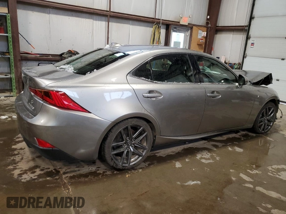 2017 Lexus IS 350 with VIN JTHCE1D25H5014408, listed as a Copart auction lot 88109545 with 63,699 mi miles and Salvage title. Bid and sale history available at DreamBid. Image 3.