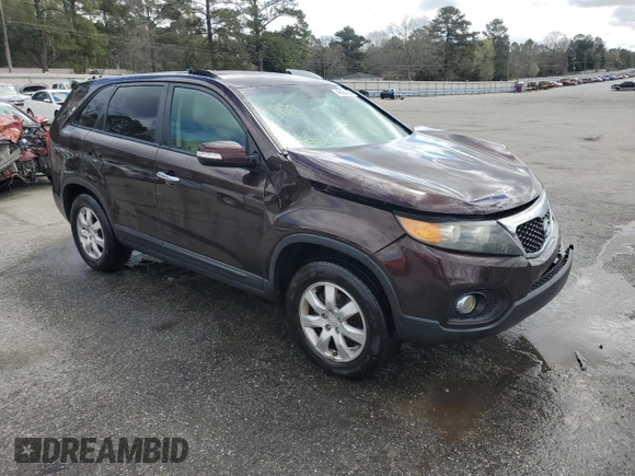 2011 Kia Sorento LX with VIN 5XYKT4A14BG143660, listed as a Copart auction lot 48364195 with 88,883 mi miles and Salvage Title. Bid and sale history available at carsss.com. Image 4.