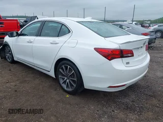 2015 Acura TLX Advance with VIN 19UUB2F74FA003547, listed as a IAAI auction lot 42101526 with 129,388 mi miles and . Bid and sale history available at DreamBid. Image 3.