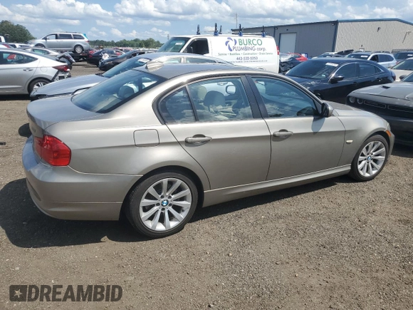 2011 BMW 3 Series 328i with VIN WBAPH5C55BA440544, listed as a Copart auction lot 61557015 with 135,252 mi miles and Salvage title. Bid and sale history available at DreamBid. Image 3.