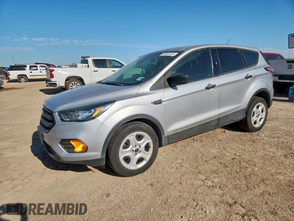 2018 Ford Escape S with VIN 1FMCU0F73JUD50086, listed as a Copart auction lot 60850495 with 67,629 mi miles and Salvage title. Bid and sale history available at DreamBid. Image 1.