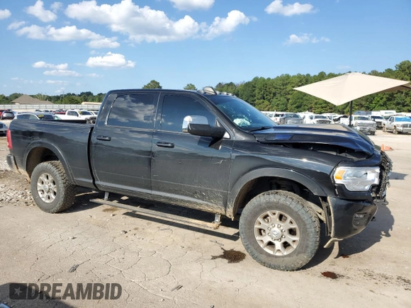 2022 Ram 2500 Laramie with VIN 3C6UR5FL2NG368132, listed as a Copart auction lot 72450864 with 65,556 mi miles and Salvage Title. Bid and sale history available at carsss.com. Image 4.