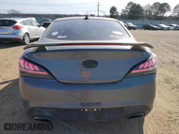 2012 Hyundai Genesis Coupe Grand Touring with VIN KMHHU6KH7CU066051, listed as a Copart auction lot 42713685 with 141,809 mi miles and Salvage title. Bid and sale history available at DreamBid. Image 6.
