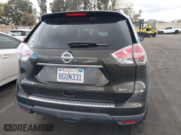 2015 Nissan Rogue SL with VIN 5N1AT2MT7FC802043, listed as a IAAI auction lot 41535141 with 126,579 mi miles. Bid and sale history available at carsss.com. Image 17.