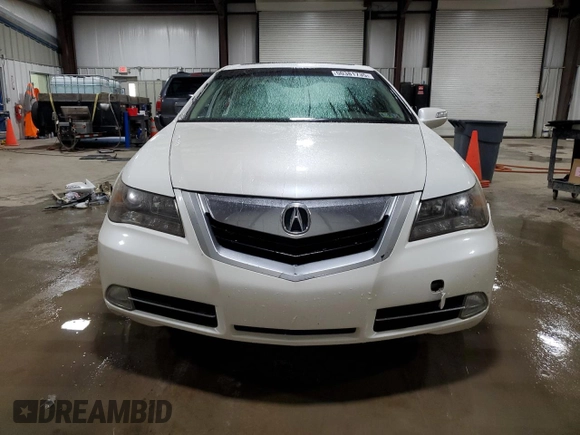 2009 Acura RL Tech Pkg with VIN JH4KB26679C002302, listed as a Copart auction lot 50381735 with 166,591 mi miles and Salvage Title. Bid and sale history available at carsss.com. Image 5.