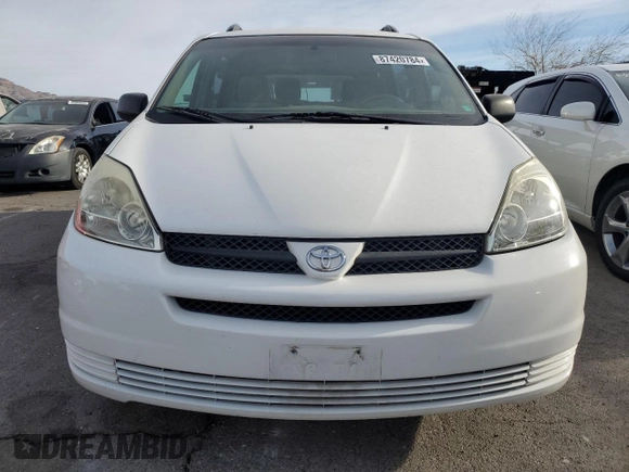 2005 Toyota Sienna CE with VIN 5TDZA23C25S257509, listed as a Copart auction lot 87420784 with 189,493 mi miles and Clean Title. Bid and sale history available at carsss.com. Image 5.