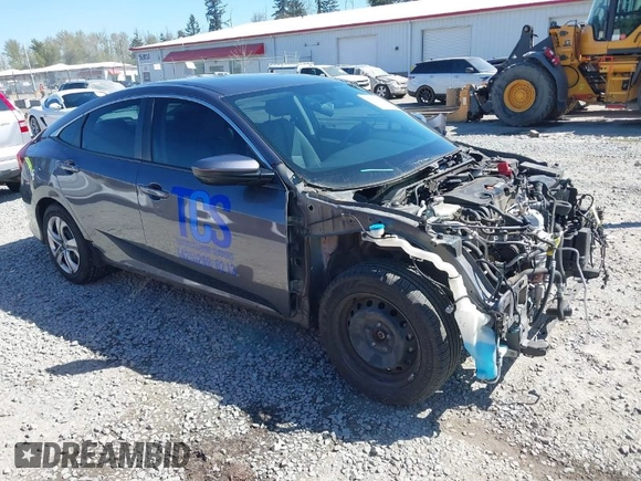 2017 Honda Civic Sedan LX with VIN 2HGFC2F58HH574855, listed as a IAAI auction lot 42058279 with 89,442 mi miles. Bid and sale history available at carsss.com. Image 1.