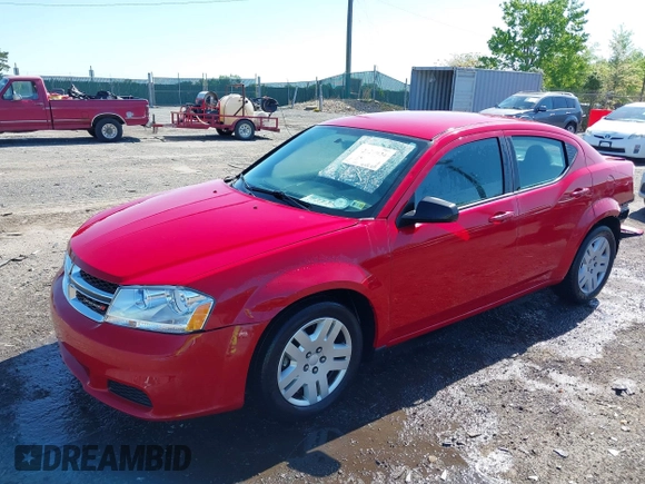 2014 Dodge Avenger SE with VIN 1C3CDZAB4EN224831, listed as a IAAI auction lot 42129024 with 79,134 mi miles and . Bid and sale history available at DreamBid. Image 18.