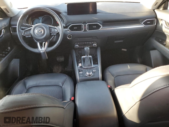 2023 Mazda CX-5 2.5 S Premium Package with VIN JM3KFBDM8P0145921, listed as a Copart auction lot 48218475 with 34,008 mi miles and Salvage Title. Bid and sale history available at carsss.com. Image 8.