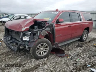 2015 Chevrolet Suburban LT with VIN 1GNSKJKC0FR686987, listed as a Copart auction lot 42695705 with 134,544 mi miles and Salvage Title. Bid and sale history available at carsss.com. Image 1.