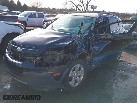 2015 Chevrolet Captiva Sport LS with VIN 3GNAL2EK8FS510848, listed as a IAAI auction lot 41441846 with 86,582 mi miles and . Bid and sale history available at DreamBid. Image 2.